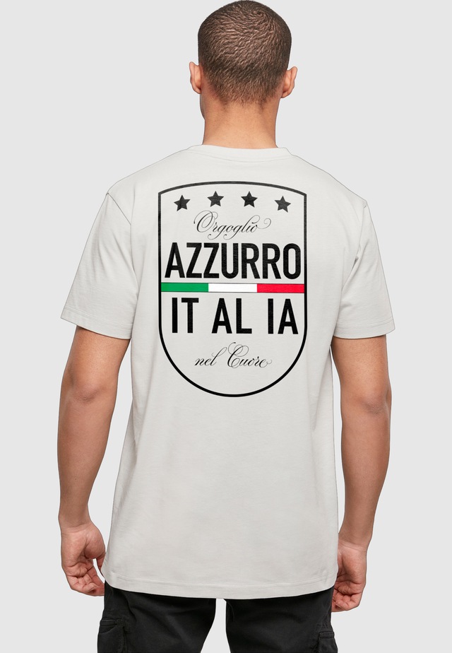 MisterTee T-Shirt »MisterTee Azurro Italia Crest Tee« 1 Stk.