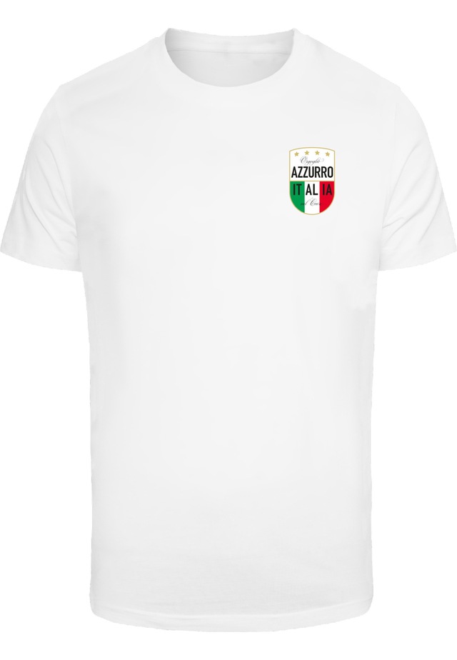 MisterTee T-Shirt »MisterTee Azurro Italia Crest Tee« 1 Stk.