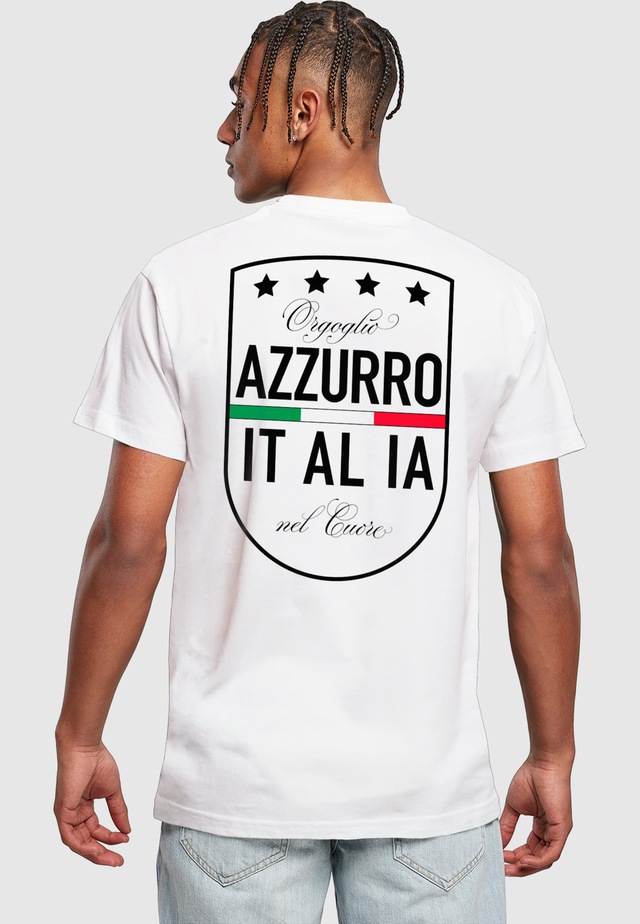 MisterTee T-Shirt »MisterTee Azurro Italia Crest Tee« 1 Stk.