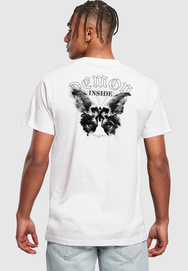 MisterTee T-Shirt »MisterTee Skull Butterfly Tee« 1 Stk.