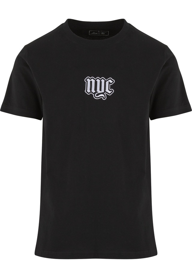 MisterTee T-Shirt »MisterTee NYC Old English Wording Patch Tee« 1 Stk.