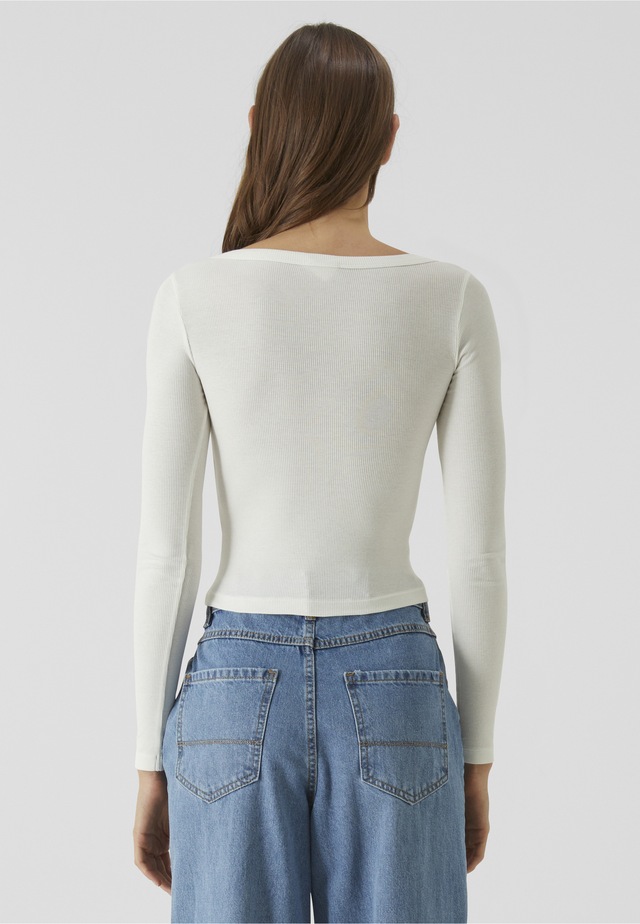 URBAN CLASSICS Longsleeve »Urban Classics Ladies Rib Jersey Wide Neck Longsleeve« 1