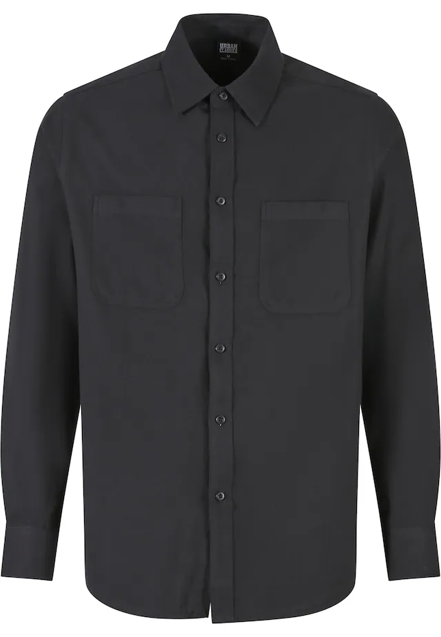 URBAN CLASSICS Flanellhemd »Urban Classics Herren Flanell Shirt« 1 Stk.