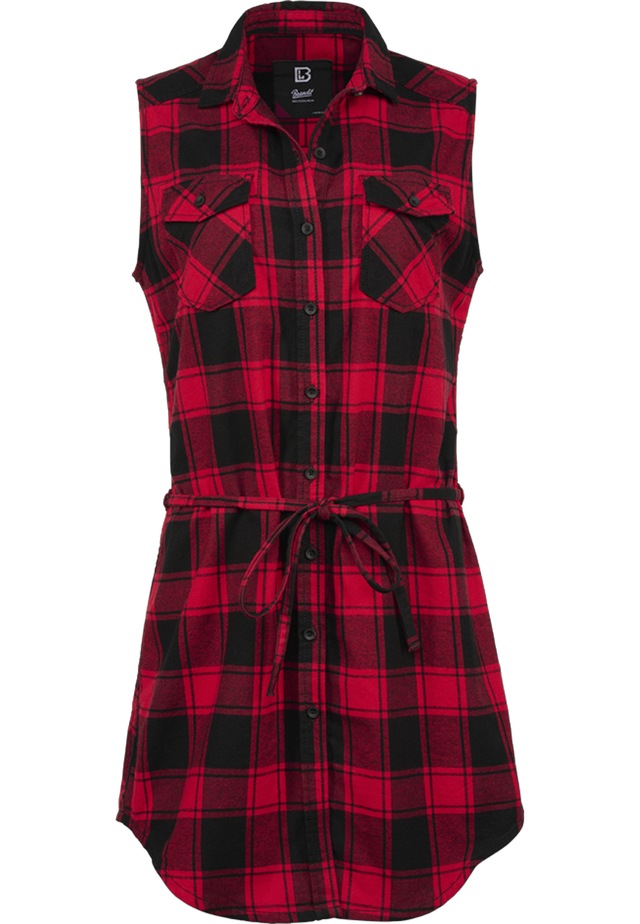 Brandit Flanellhemd »Brandit Damen Ladies Sleeveless Longshirt Gracey« 1 Stk.