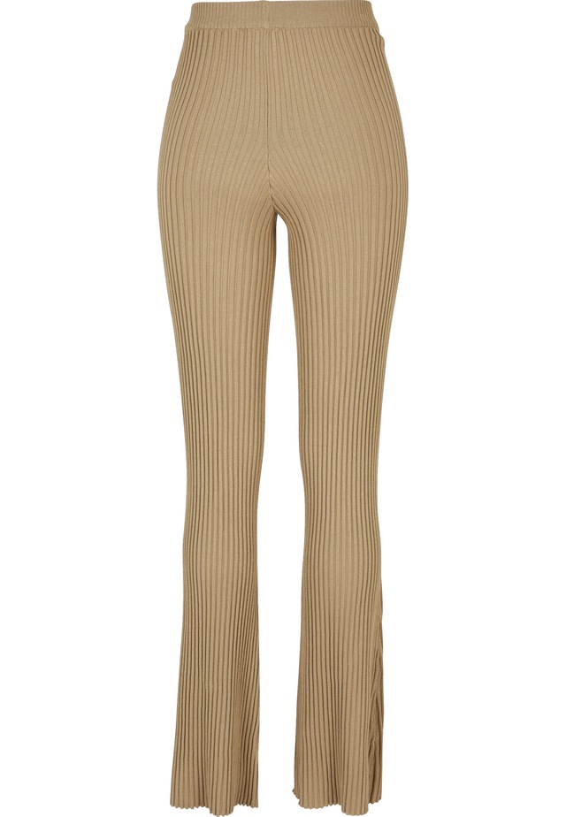 URBAN CLASSICS Leggings »Urban Classics Damen Ladies Flared Rib Knit Leggings«