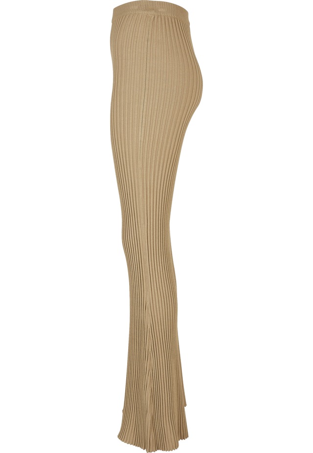 URBAN CLASSICS Leggings »Urban Classics Damen Ladies Flared Rib Knit Leggings«