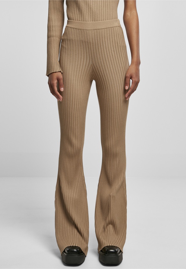URBAN CLASSICS Leggings »Urban Classics Damen Ladies Flared Rib Knit Leggings«