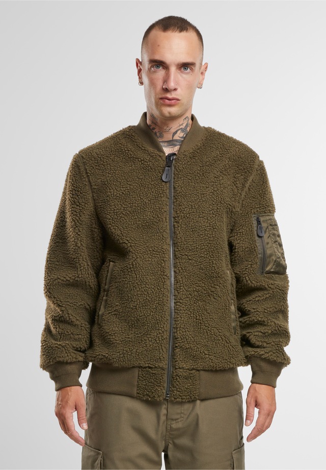 Brandit Allwetterjacke »Brandit MA1 Sherpa Jacket« 1 Stk. tlg. ohne Kapuze