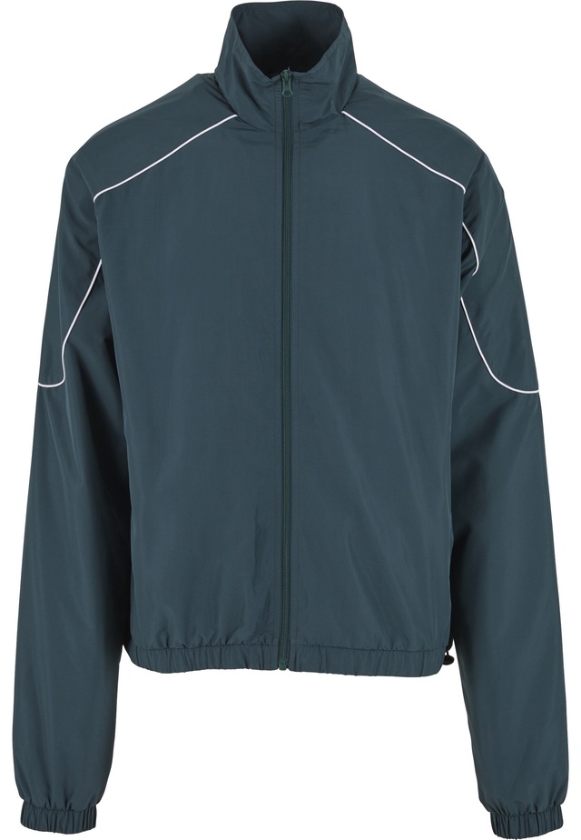 URBAN CLASSICS Trainingsjacke »Urban Classics Piped Panel Trackjacket« 1 Stk. tlg. ohne Kapuze