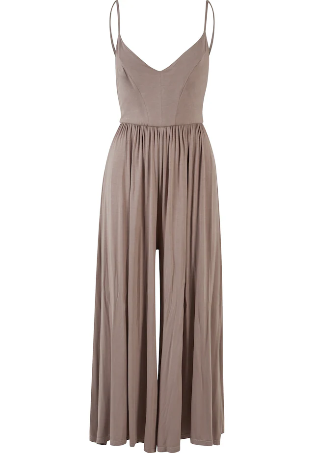 URBAN CLASSICS Jumpsuit »Urban Classics Damen Ladies Modal Spaghetti Jumpsuit« 1 Stk.