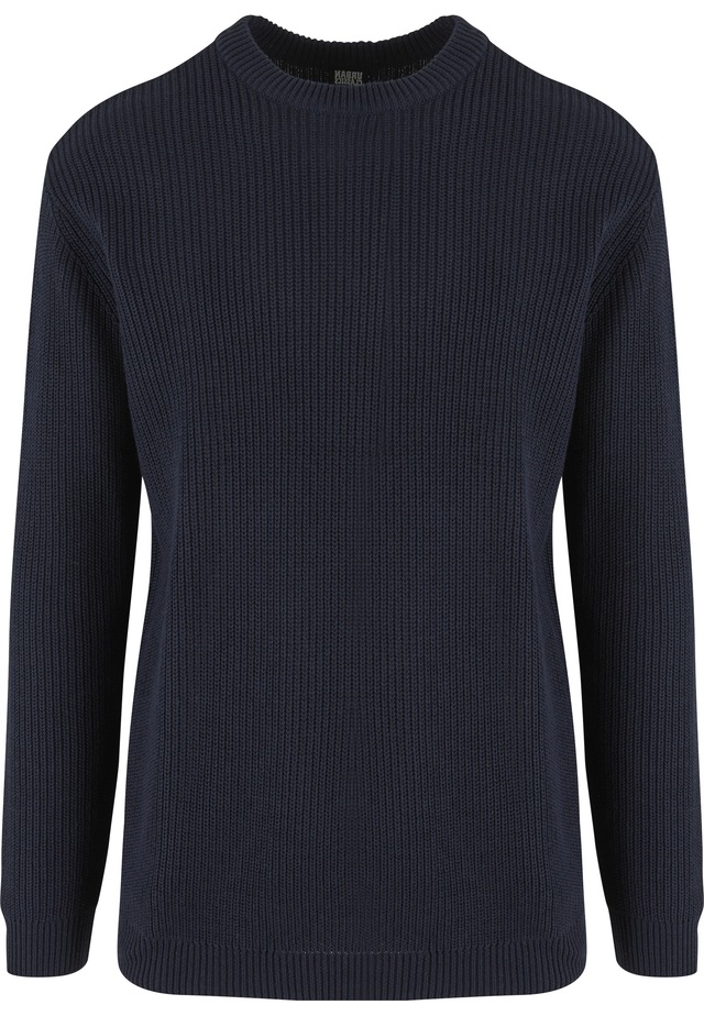 URBAN CLASSICS Rundhalspullover »Urban Classics Rib Basic Sweater« 1