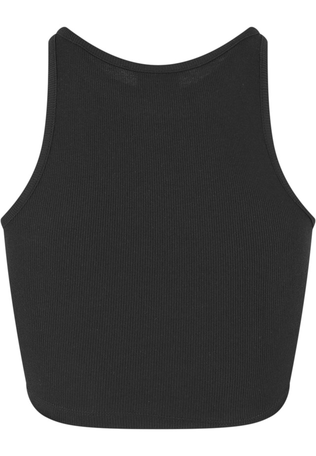 URBAN CLASSICS Tanktop »Urban Classics Ladies Organic Cropped Rib Top 2-Pack«