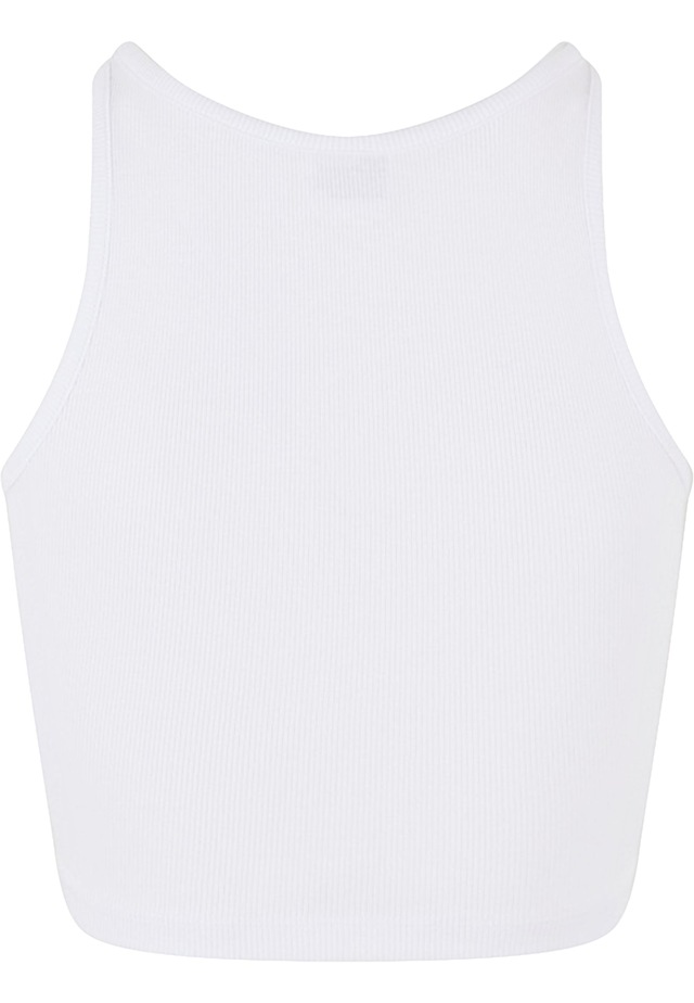 URBAN CLASSICS Tanktop »Urban Classics Ladies Organic Cropped Rib Top 2-Pack«