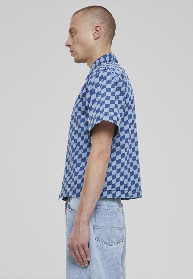 URBAN CLASSICS Flanellhemd »Urban Classics Laser Check Printed Boxy Shirt« 1 Stk.