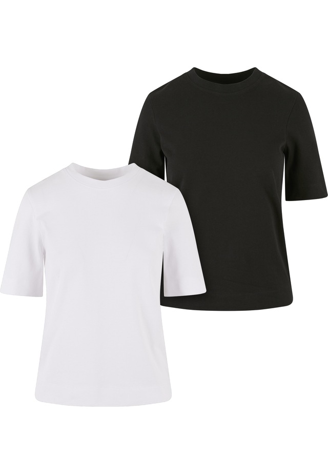 URBAN CLASSICS T-Shirt »Urban Classics Damen Ladies Classy Tee 2-Pack« 1 Stk.