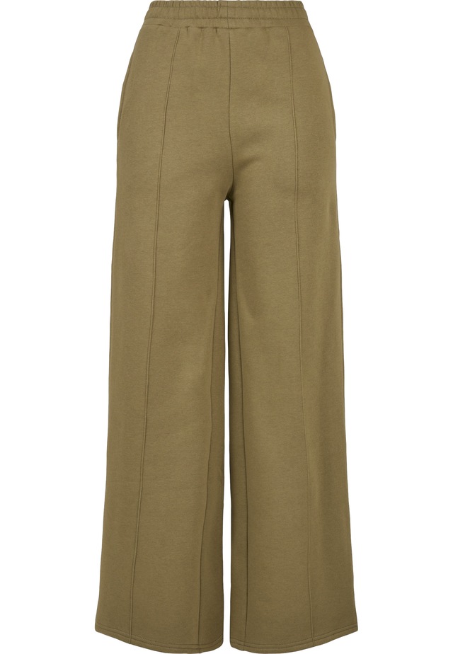 URBAN CLASSICS Stoffhose »Urban Classics Damen Ladies Straight Pin Tuck Sweat Pants«