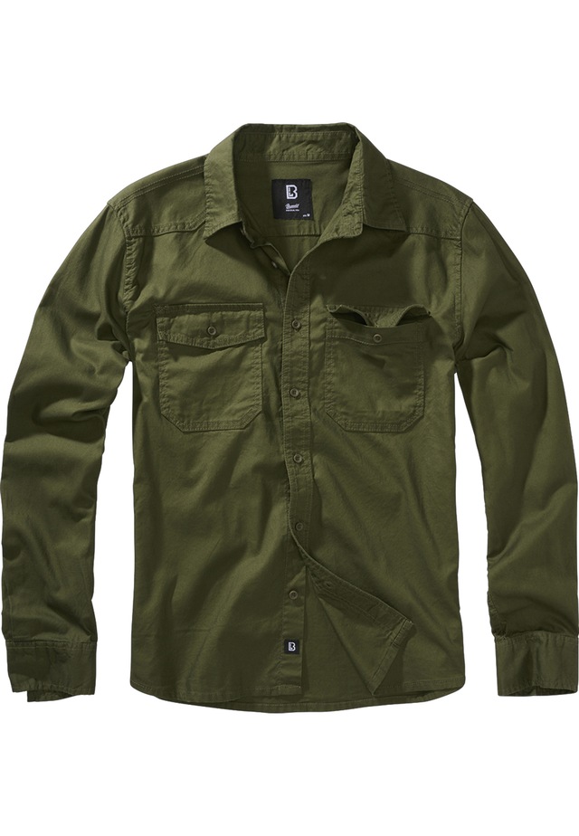 Brandit Langarmhemd »Brandit Herren Flanellshirt« 1 Stk.