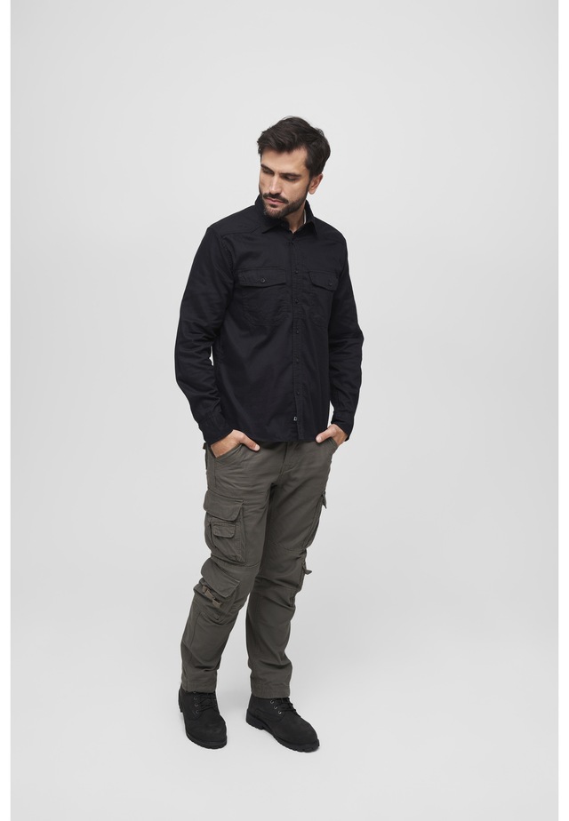 Brandit Langarmhemd »Brandit Herren Flanellshirt« 1 Stk.