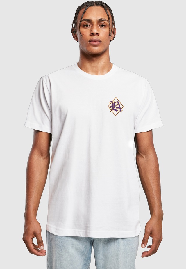 MisterTee T-Shirt »MisterTee Herren LA City Print Tee« 1 Stk.