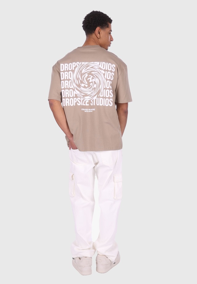 Dropsize T-Shirt »Dropsize HEAVY OVERSIZE DROPSIZE STUDIOS SWIRL T-SHIRT« 1 Stk.
