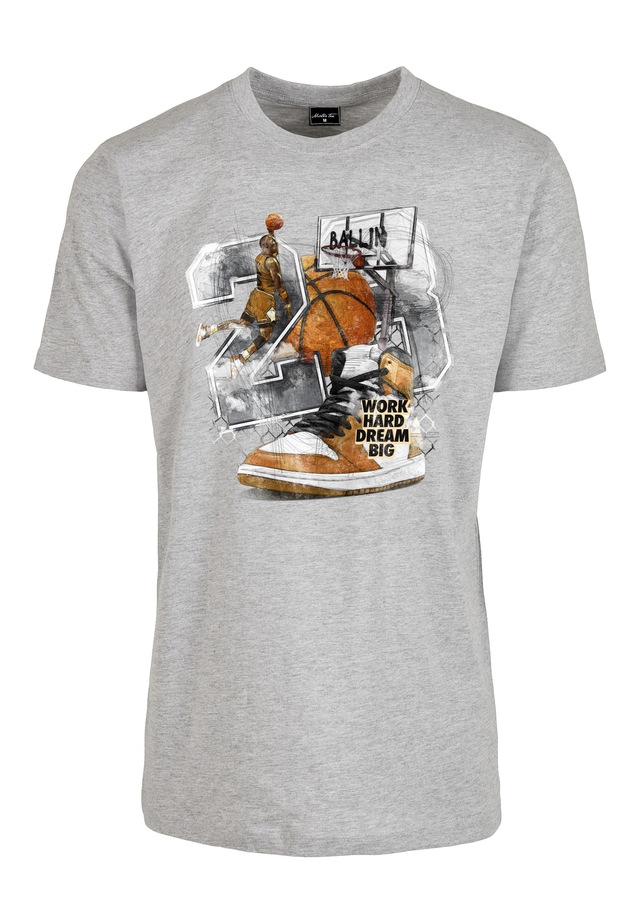 MisterTee Kurzarmshirt »MisterTee Herren Vintage Ballin Tee« 1 Stk.