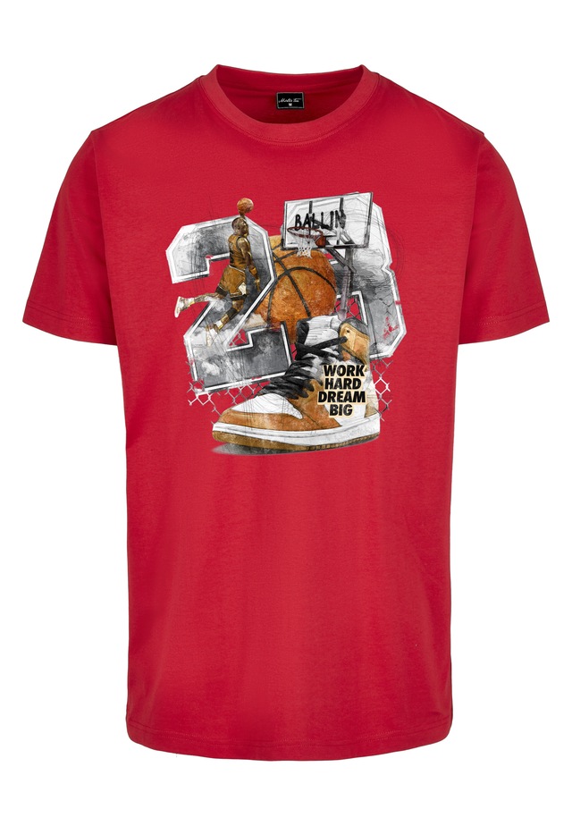 MisterTee Kurzarmshirt »MisterTee Herren Vintage Ballin Tee« 1 Stk.