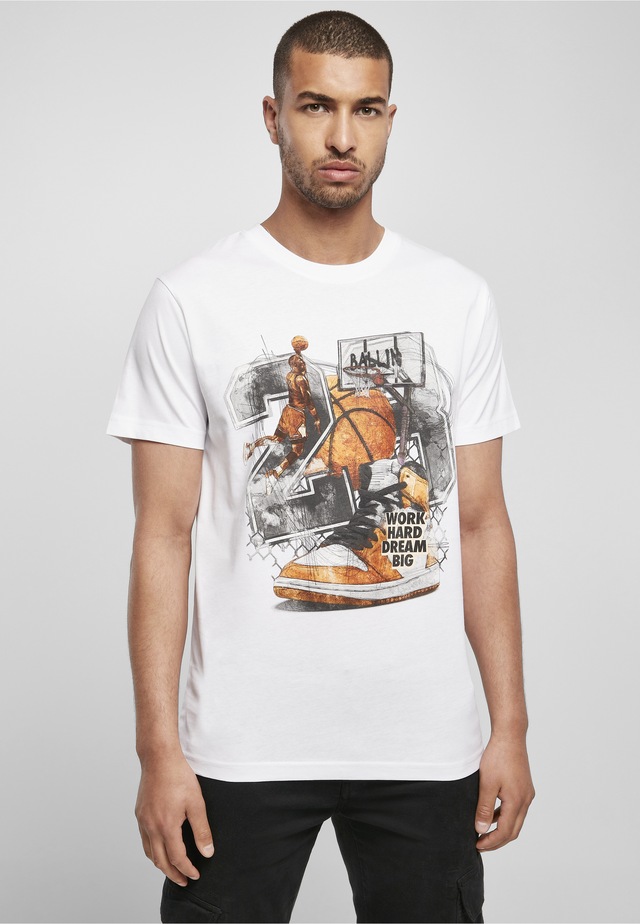 MisterTee Kurzarmshirt »MisterTee Herren Vintage Ballin Tee« 1 Stk.