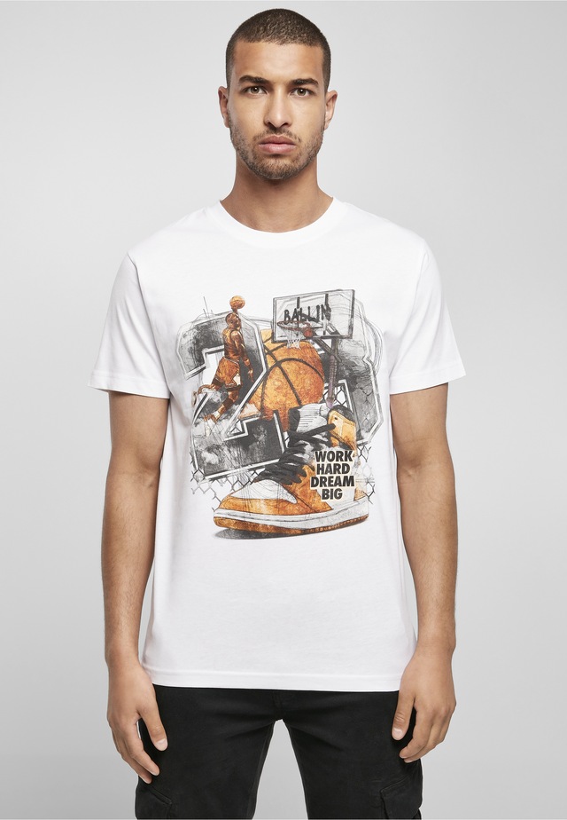 MisterTee Kurzarmshirt »MisterTee Herren Vintage Ballin Tee« 1 Stk.