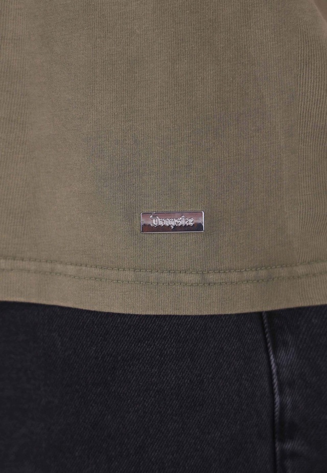 Dropsize T-Shirt »Dropsize HEAVY OVERSIZE METAL PATCH T-SHIRT« 1 Stk.