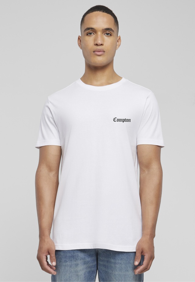 MisterTee T-Shirt »MisterTee Herren Compton EMB Tee« 1 Stk.