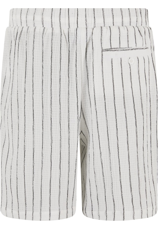 URBAN CLASSICS Shorts »Urban Classics Striped Crinkle Resort Shorts«
