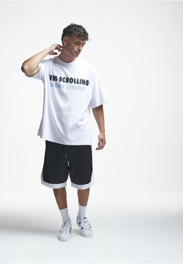 2Y Studios T-Shirt »2Y Studios Herren 2Y Less Scrolling Oversize Tee« 1 Stk.