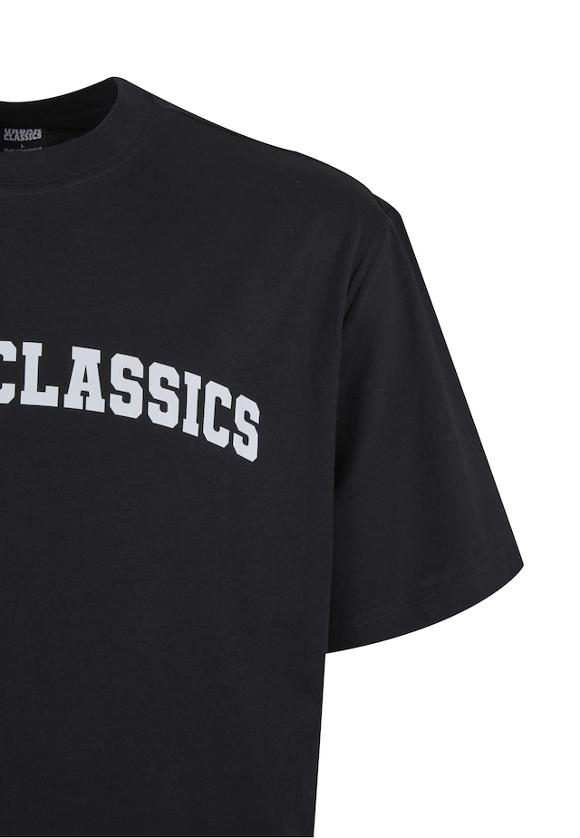 URBAN CLASSICS T-Shirt »Urban Classics UC College Logo Tall Tee« 1 Stk.