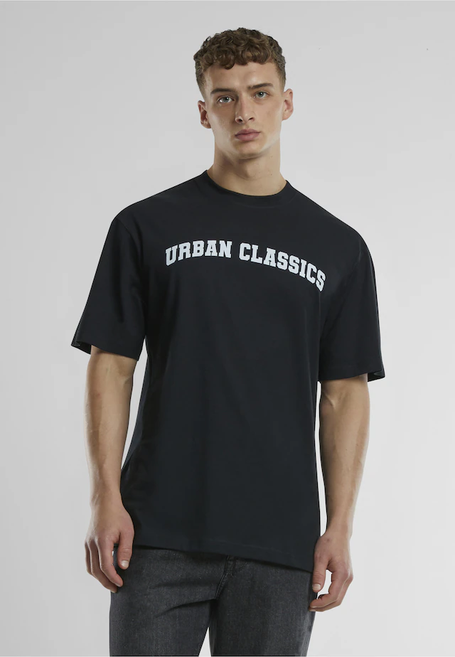 URBAN CLASSICS T-Shirt »Urban Classics UC College Logo Tall Tee« 1 Stk.
