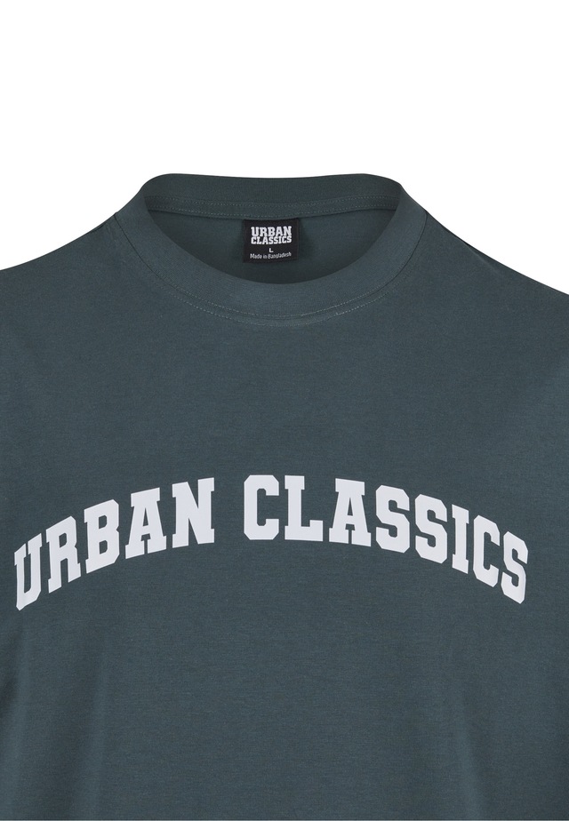 URBAN CLASSICS T-Shirt »Urban Classics UC College Logo Tall Tee« 1 Stk.