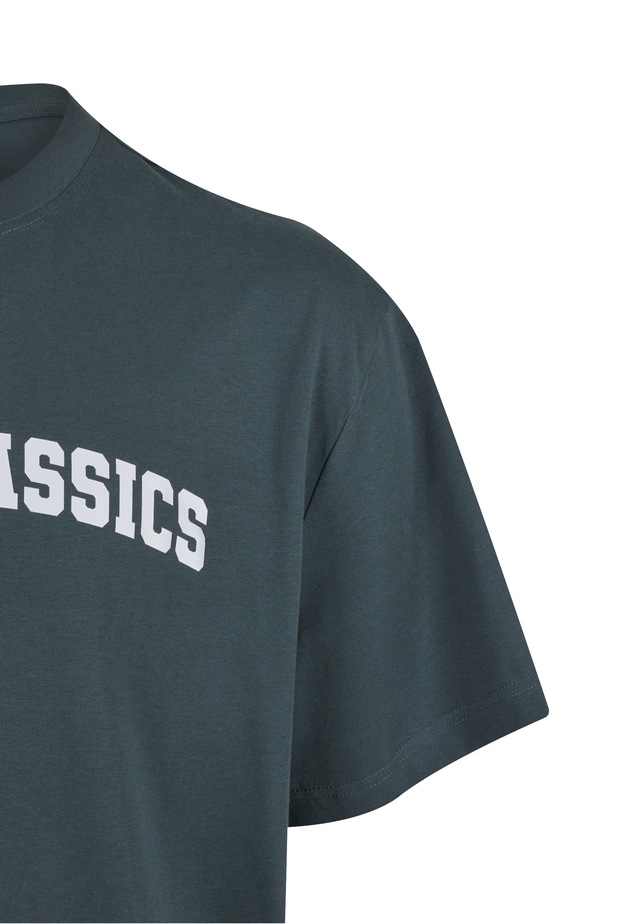 URBAN CLASSICS T-Shirt »Urban Classics UC College Logo Tall Tee« 1 Stk.