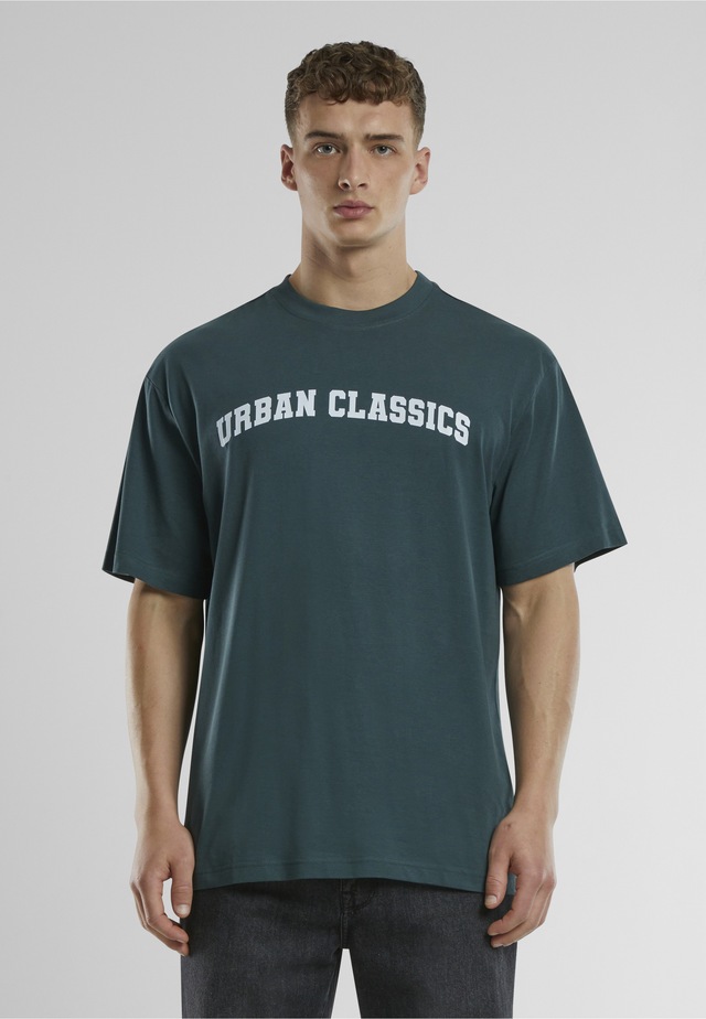 URBAN CLASSICS T-Shirt »Urban Classics UC College Logo Tall Tee« 1 Stk.