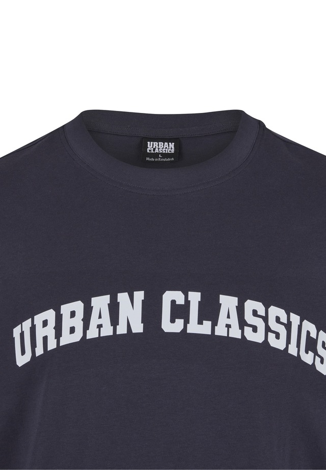 URBAN CLASSICS T-Shirt »Urban Classics UC College Logo Tall Tee« 1 Stk.
