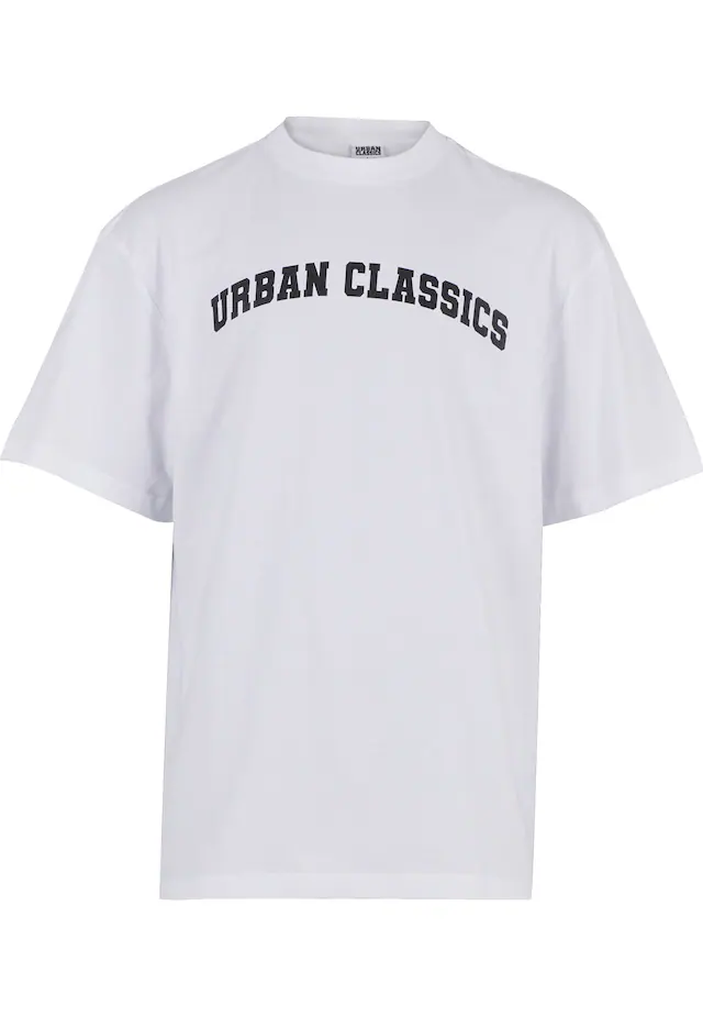 URBAN CLASSICS T-Shirt »Urban Classics UC College Logo Tall Tee« 1 Stk.