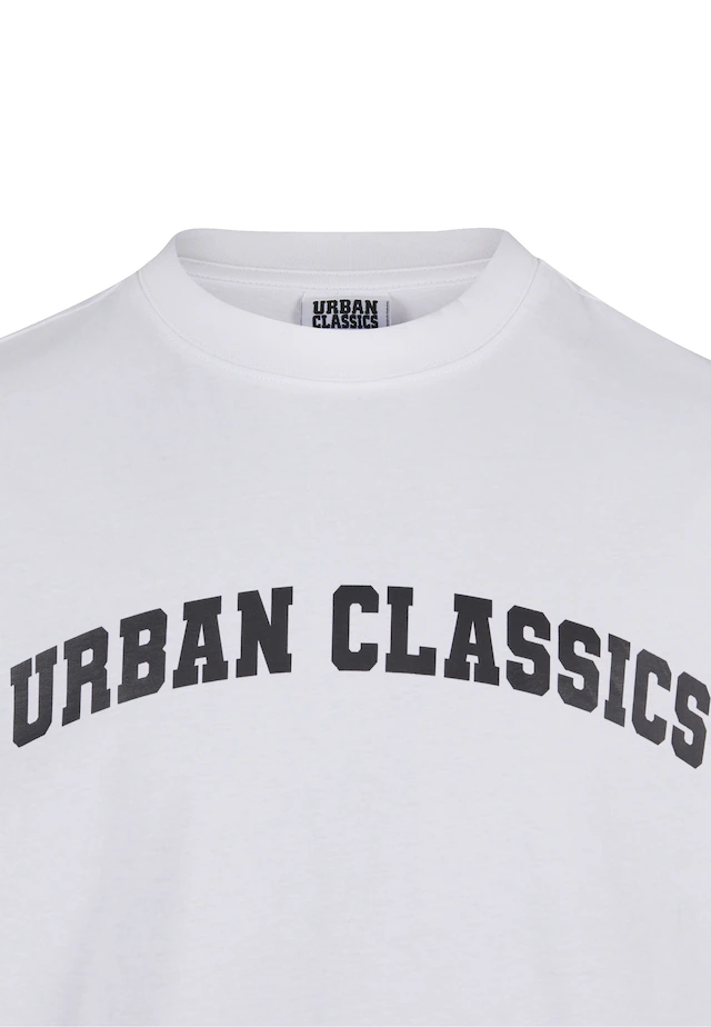 URBAN CLASSICS T-Shirt »Urban Classics UC College Logo Tall Tee« 1 Stk.