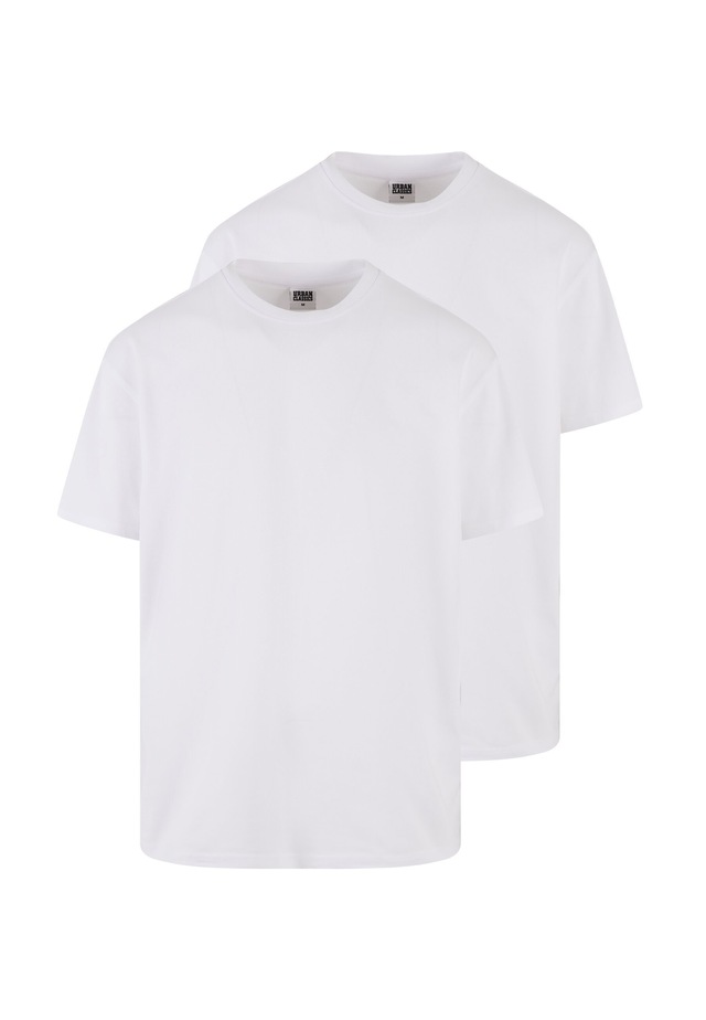 URBAN CLASSICS T-Shirt »Urban Classics Herren Heavy Oversized Tee 2-Pack« 1 Stk.