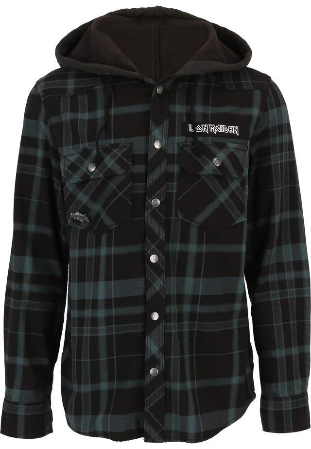Brandit Langmantel »Brandit Iron Maiden Checkshirt Sweathood«