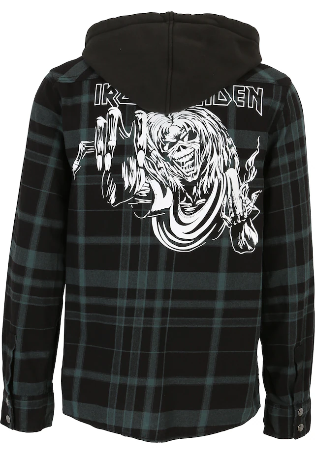 Brandit Langmantel »Brandit Iron Maiden Checkshirt Sweathood«