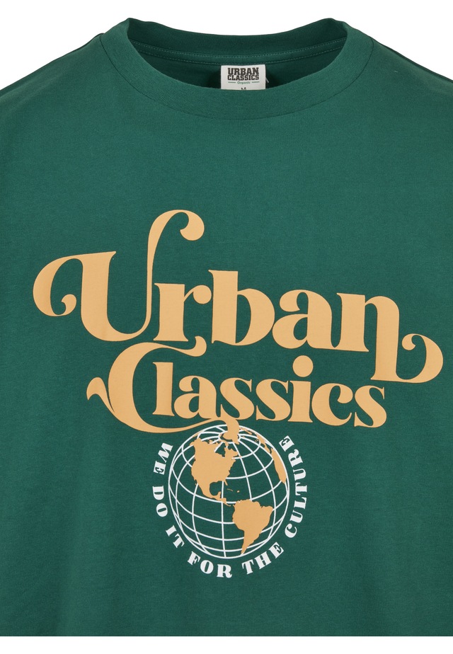 URBAN CLASSICS T-Shirt »Urban Classics Herren Organic Globe Logo Tee« 1 Stk.
