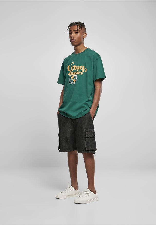 URBAN CLASSICS T-Shirt »Urban Classics Herren Organic Globe Logo Tee« 1 Stk.