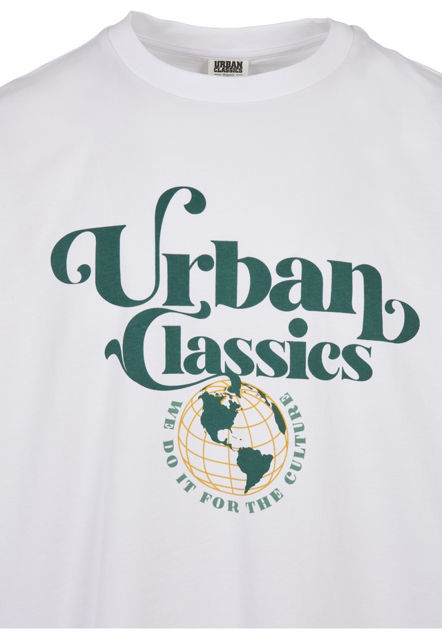 URBAN CLASSICS T-Shirt »Urban Classics Herren Organic Globe Logo Tee« 1 Stk.