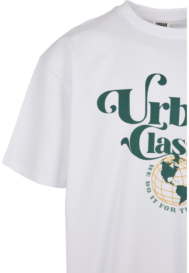 URBAN CLASSICS T-Shirt »Urban Classics Herren Organic Globe Logo Tee« 1 Stk.