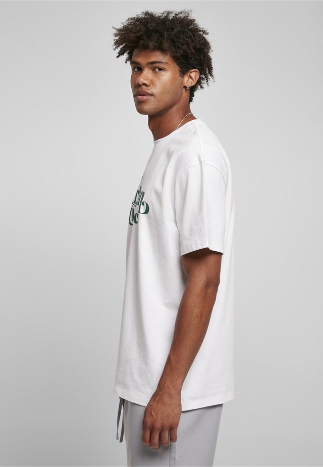 URBAN CLASSICS T-Shirt »Urban Classics Herren Organic Globe Logo Tee« 1 Stk.