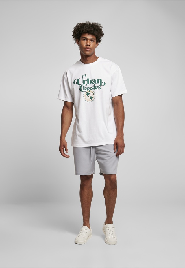 URBAN CLASSICS T-Shirt »Urban Classics Herren Organic Globe Logo Tee« 1 Stk.