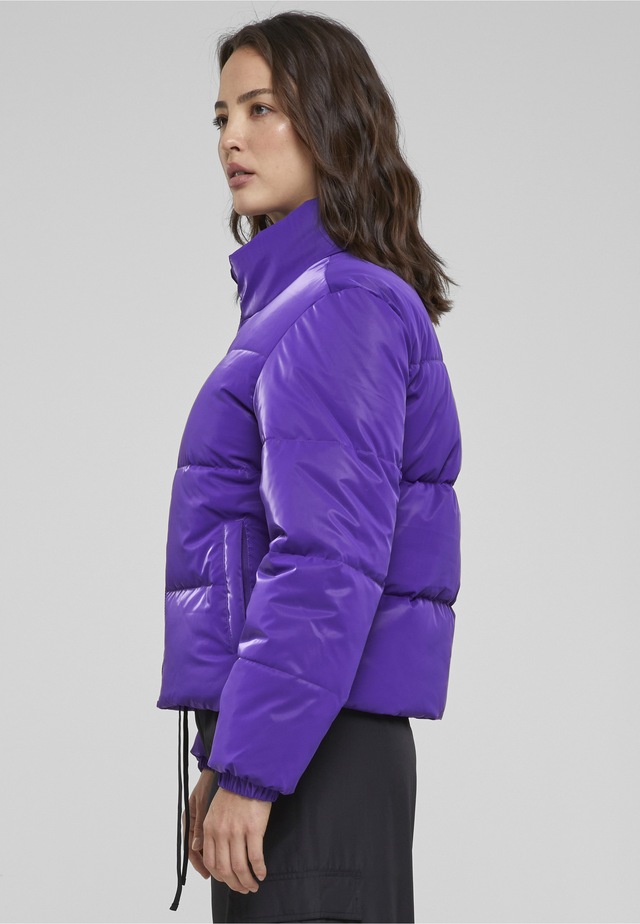 URBAN CLASSICS Winterjacke »Urban Classics Damen Ladies Shark Skin Puffer Jacket« 1 Stk. tlg. ohne Kapuze